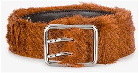 prada fur belt mens|prada belts prices.